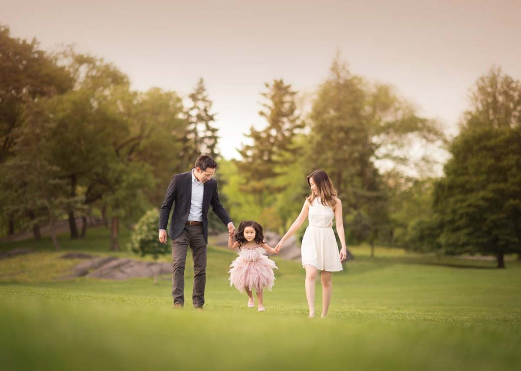 Beautiful westchester county photograph of a family playing