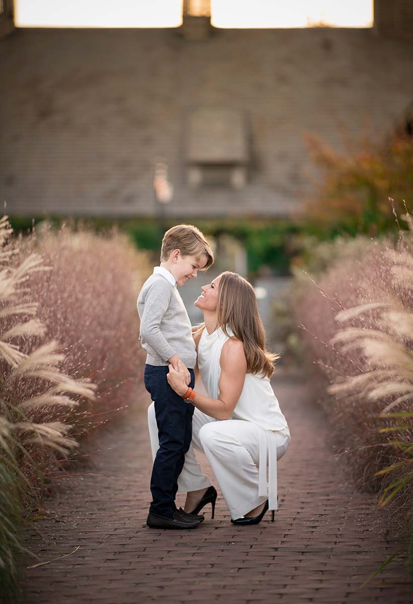 An intimate moment between a mother and her son taken at this picturesque farm near Denver, CO.