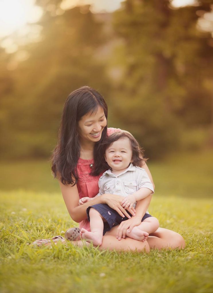 mother tickling baby Gorgeous family photo taken in Connecticut of a mother and her baby boy